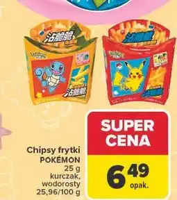Carrefour Chipsy frytki pokemon wodorosty oferta