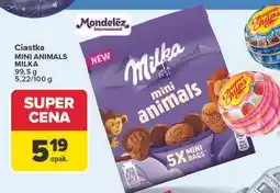 Carrefour Ciastka Milka Mini Animals oferta