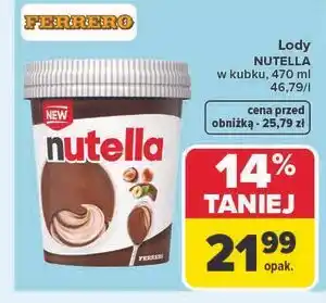 Carrefour Lód Nutella oferta