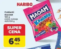 Carrefour Gumy rozpuszczalne kracher Haribo Maoam oferta