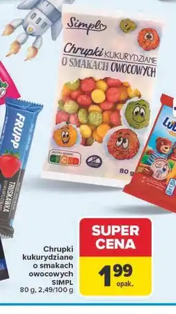 Carrefour Chrupki owocowe Simpl oferta