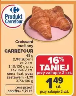 Carrefour Croissant maślany Carrefour oferta