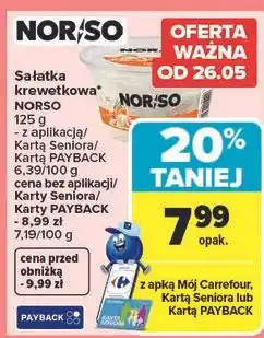 Carrefour Sałatka krewetkowa Norso oferta