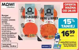 Carrefour Burgery z łososia Viking Ryby oferta