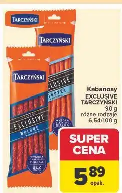 Carrefour Kabanosy wołowe Tarczyński Exclusive oferta