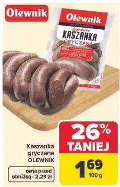 Carrefour Kaszanka gryczana Olewnik oferta