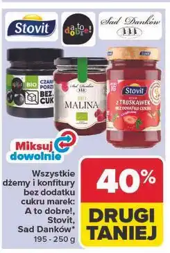 Carrefour Czarna porzeczka bez cukru bio A To Dobre! oferta