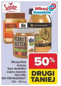 Carrefour Masło orzechowe smooth Sante Go On! oferta