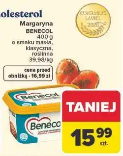 Carrefour Margaryna 100% roślinna Benecol oferta