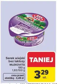 Carrefour Serek wiejski bez laktozy Mlekovita oferta