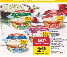 Carrefour Twaróg delikatny naturalny President oferta