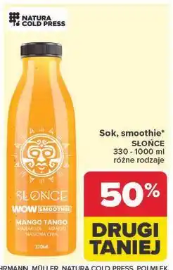 Carrefour Smoothie mango tango Słońce Wow oferta