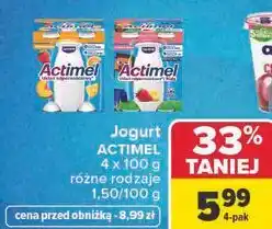 Jogurt wieloowocowy Danone Actimel