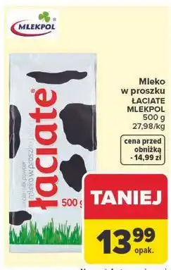 Carrefour Mleko w proszku Łaciate oferta