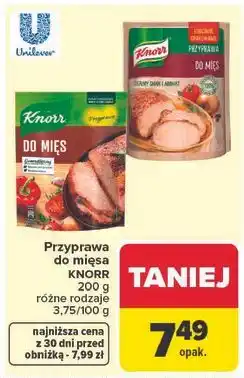 Carrefour Przyprawa do mięs opakowanie rodzinne Knorr oferta