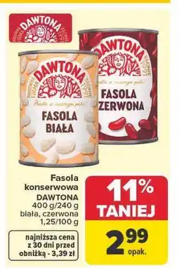 Carrefour Fasola biała Dawtona oferta