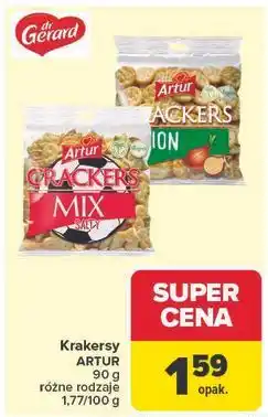 Carrefour Krakersy cebulka Artur oferta