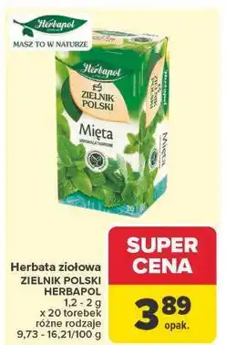 Carrefour Herbatka mięta Herbapol Zielnik Polski oferta