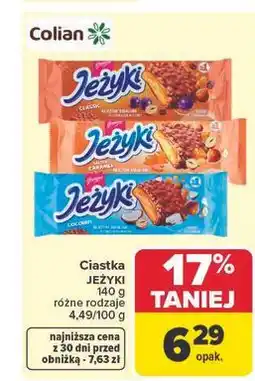 Carrefour Ciastka słony karmel Jeżyki oferta