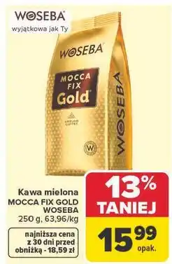 Carrefour Kawa Woseba Mocca Fix Gold oferta