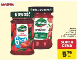 Carrefour Dżem truskawka 6kcal Łowicz oferta
