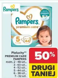 Carrefour Pieluchy dla dzieci 7 Pampers Premium Care oferta