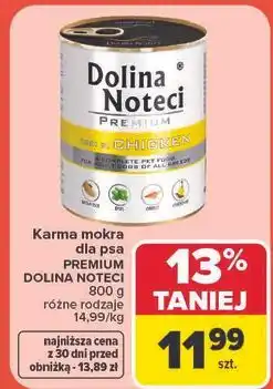 Carrefour Karma dla psa z kurczakiem Dolina Noteci oferta