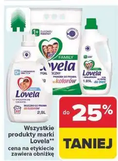 Carrefour Proszek do prania kolorów family Lovela oferta
