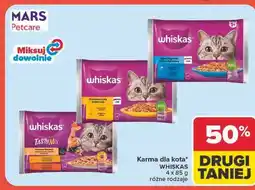 Carrefour Karma dla kota kremowe wariacje Whiskas Tasty Mix oferta
