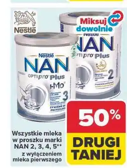 Carrefour Mleko 5 Nestle Nan Optipro Plus oferta