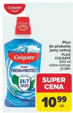 Carrefour Płyn do ust cool mint Colgate Plax oferta