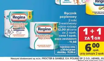 Ręcznik z nadrukiem Regina Najdłuższy
