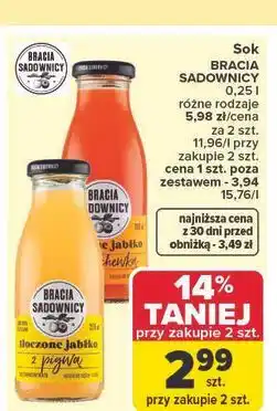 Carrefour Sok tłoczony jabłko i pigwa Bracia Sadownicy oferta