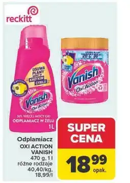 Carrefour Odplamiacz w proszku extra Vanish Oxi Action oferta