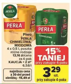 Carrefour Piwo Perła Miodowa oferta