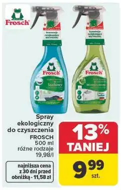 Carrefour Płyn do czyszczenia kabin prysznicowych winogronowy Frosch oferta