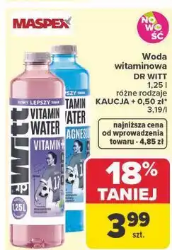 Carrefour Napój witaminy i minerały Dr Witt Vitamin Water oferta