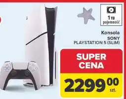 Carrefour Konsola ps5 slim + pad Sony Playstation 5 oferta