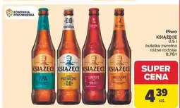 Carrefour Piwo Książęce Miodowy Lager oferta