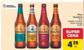 Carrefour Piwo Książęce Miodowy Lager oferta