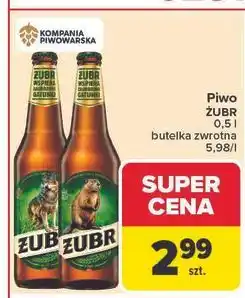 Carrefour Piwo Żubr 1768 oferta