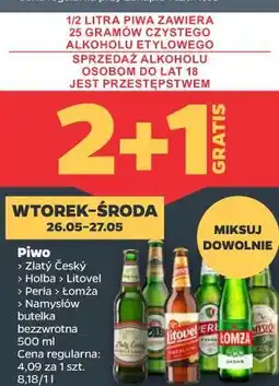 Netto Piwo Zlatý Český Holba Litovel Perła Łomża Namysłów oferta