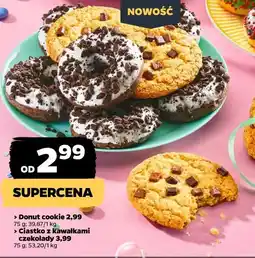 Netto Donut cookie / Ciastko z kawałkami czekolady oferta