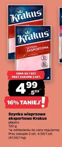 Netto Szynka wieprzowa eksportowa Krakus oferta