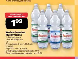 Netto Woda mineralna oferta