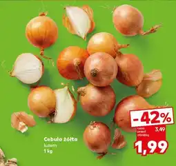 Kaufland Cebula żółta luzem oferta