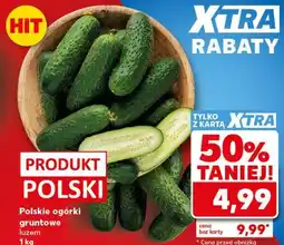 Kaufland Polskie ogórki gruntowe luzem oferta
