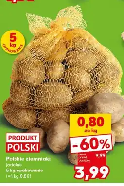 Kaufland Polskie ziemniaki jadalne 5 kg opakowanie oferta