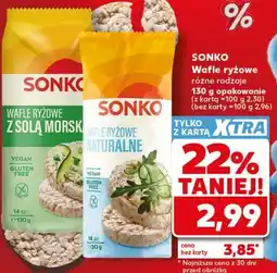 Kaufland SONKO Wafle ryżowe różne rodzaje oferta