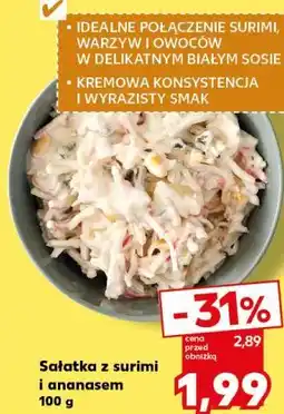 Kaufland Sałatka z surimi i ananasem oferta